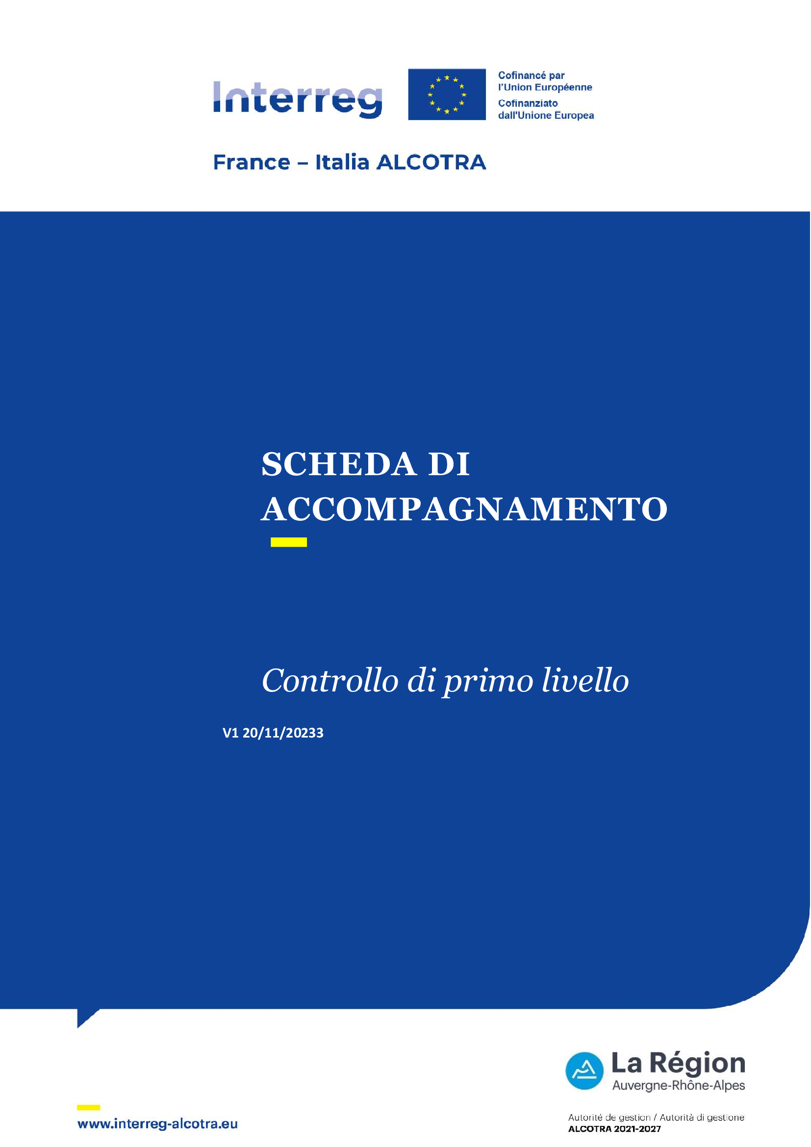 CONTROLLO DI PRIMO LIVELLO IN FRANCIA E IN ITALIA