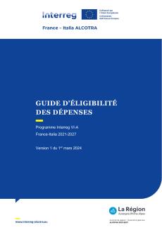 guide d’éligibilité des dépenses pour la période 2021-2027 est disponible en ligne